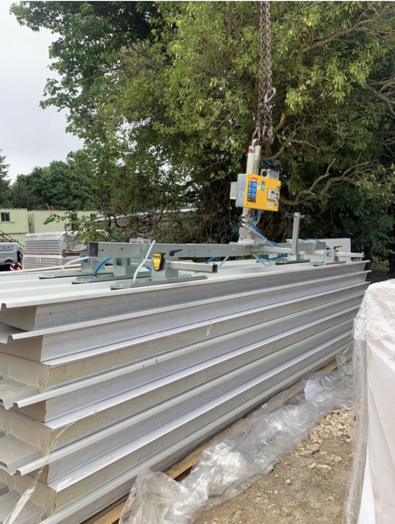 Up, up and away with Righetti vacuum cladding lifters Righetti