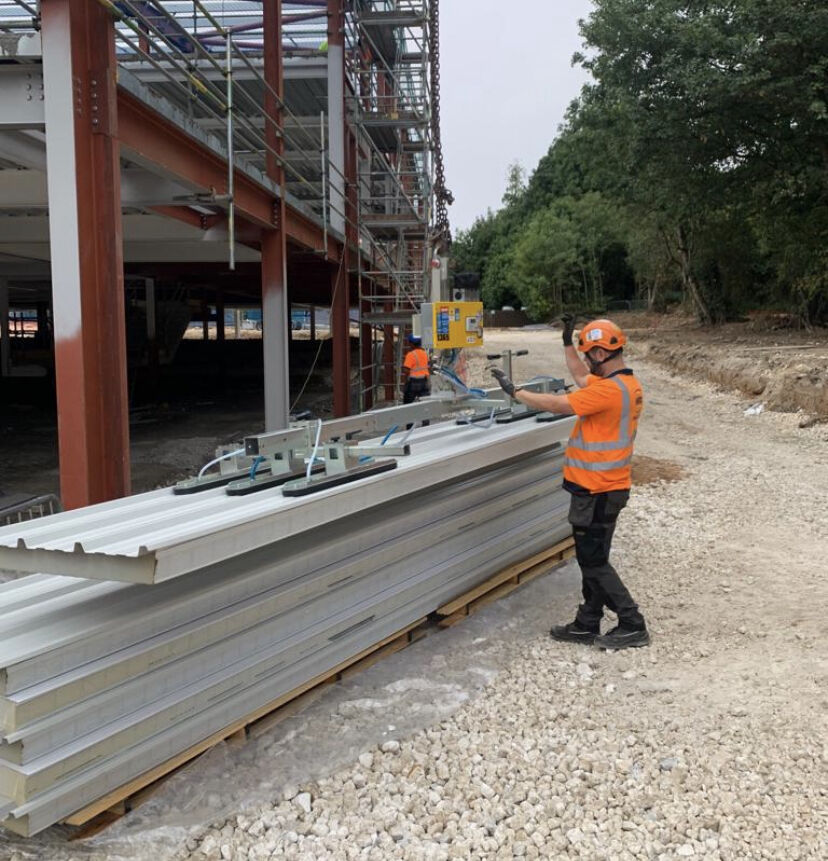 Up, up and away with Righetti vacuum cladding lifters Righetti