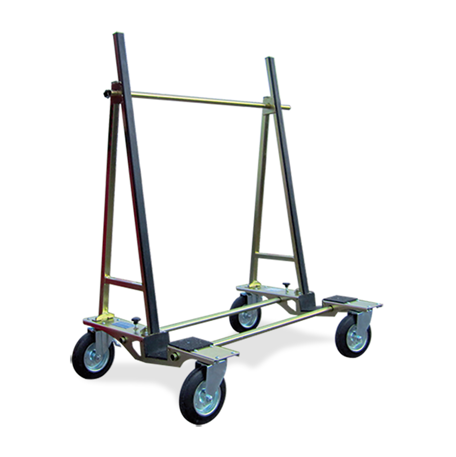 Ultra Compact Plate Glass Trolley